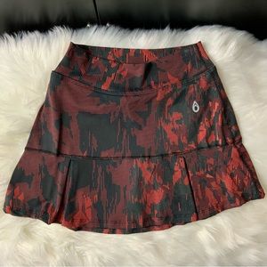 Donna Jo JoJo Skort ( Skirt and Shorts) Running Skirt Red and Black